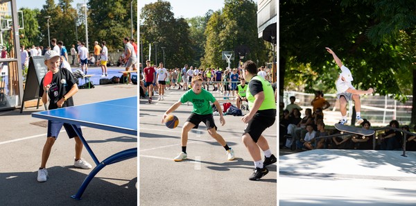 Ping-pong, košarka, rolkanje. Foto: Doris Kordić