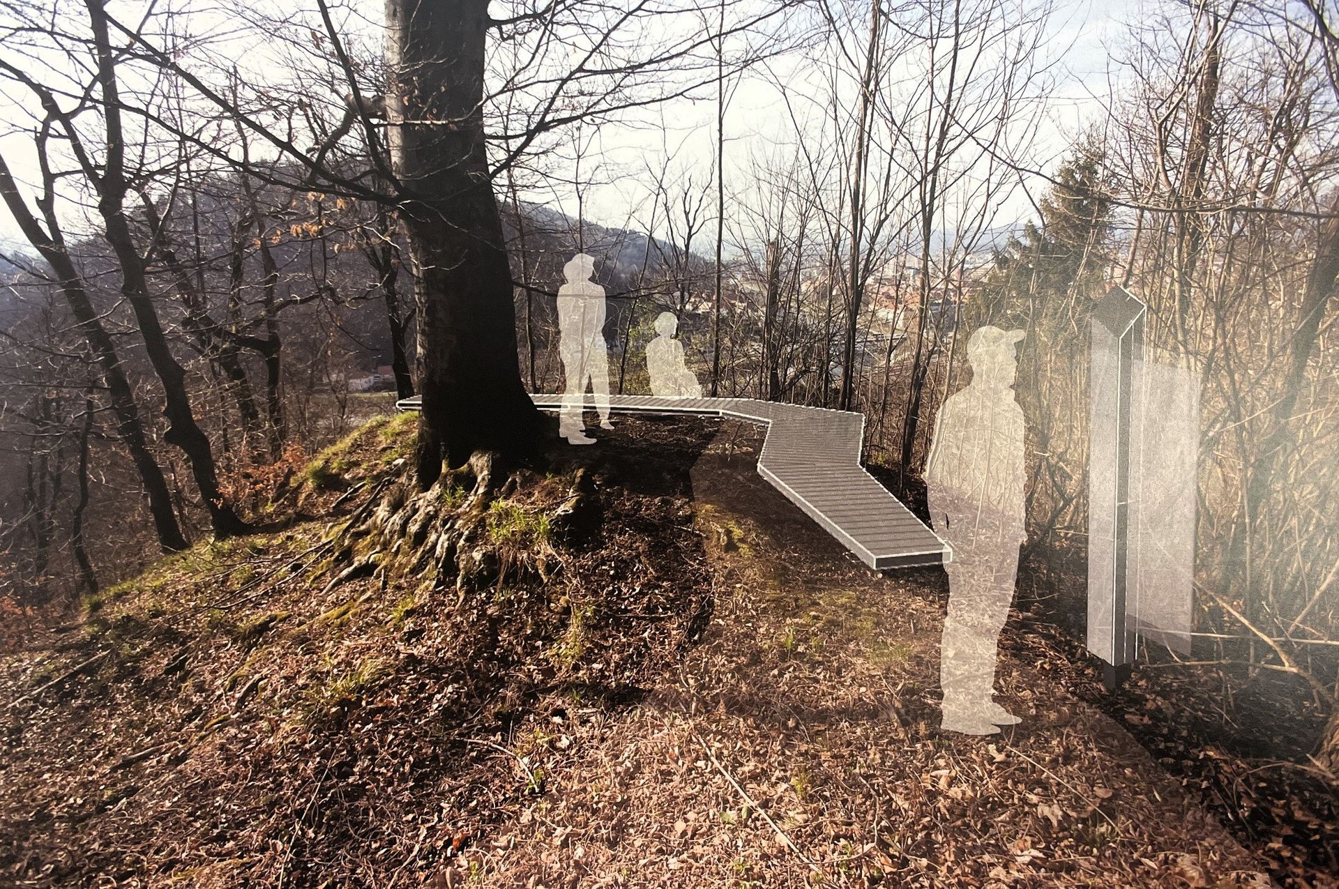 Fotomontaa poivalia Ostan Pavlin