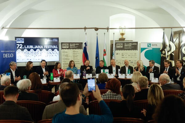 novinarska konferenca Festivala Ljubljana