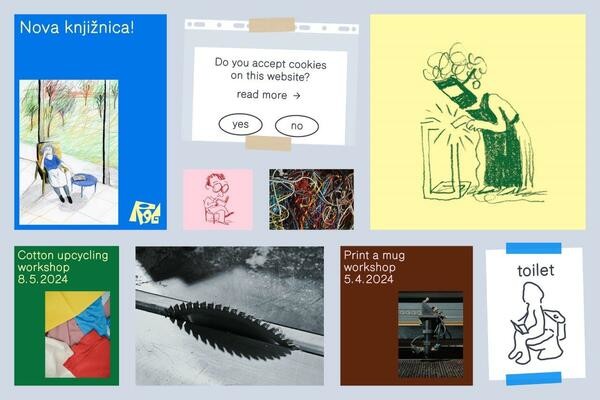 Grafična podoba spletne strani. Vir: Center Rog