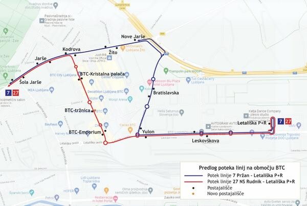 skica spremembe linij LPP