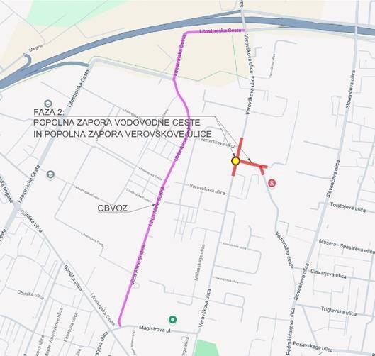 Zemljevid zapore. Vir: LPT