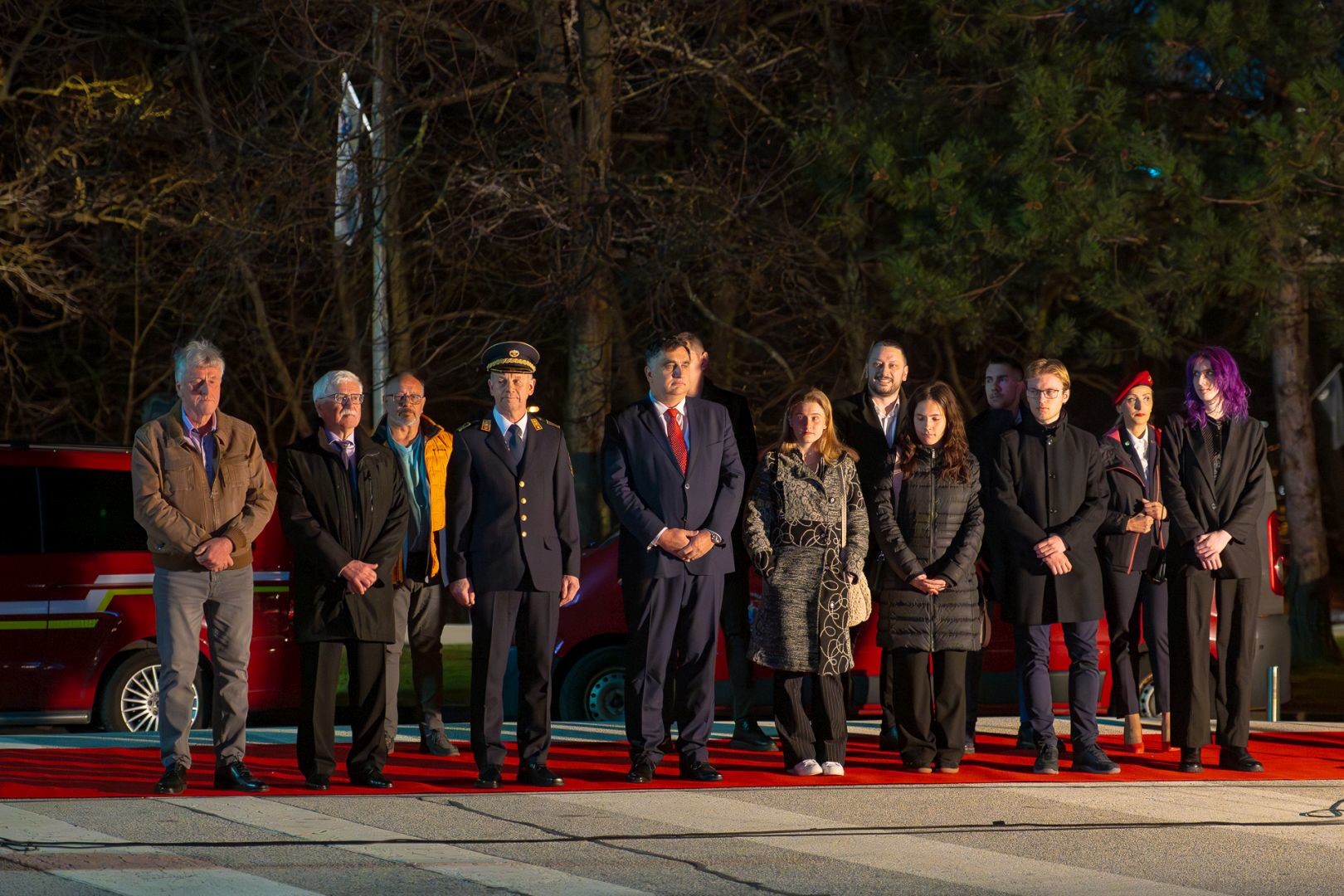 Sprejem nagrajencev na Trgu Toneta Čufarja