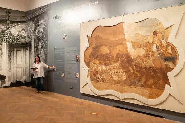 Razstava Okras biljardne sobe. Foto: Blaž Gutman, MGML