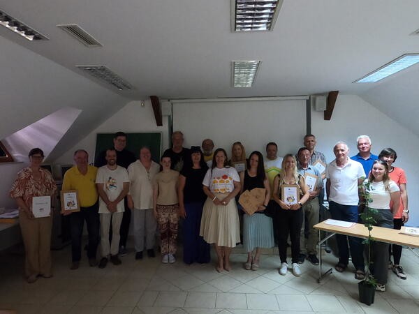 Prejemniki priznanj. Foto Nina Ilič