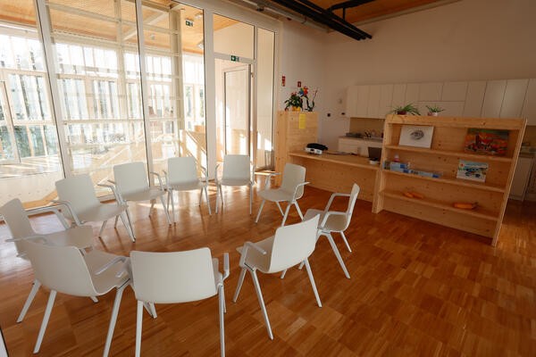 Skupnostni prostor v Centru Golovec. Foto: Nik Rovan