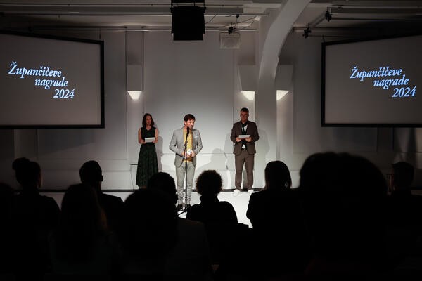 Utrinek iz podelitve zupancicevih nagrad 2024. Foto: Nik Rovan 