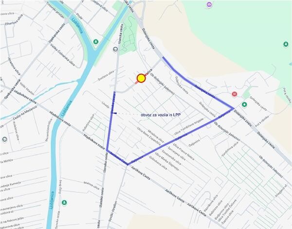 Zemljevid zapore. Foto: LPT