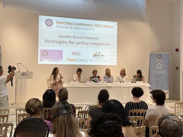 Panelna diskusija o poročilu konvencije GREVIO. Foto: arhiv FemCities