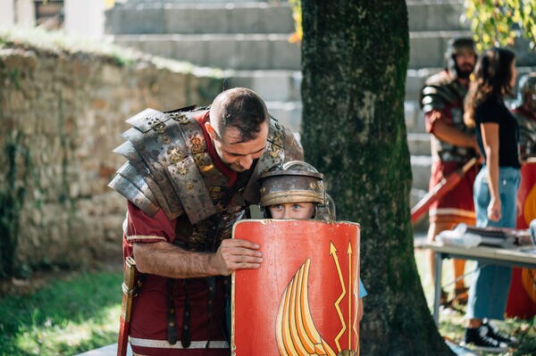 Rimljani v Ljubljani. Foto: Blaž Gutman