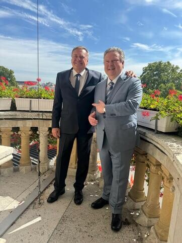 z županom in deželnim glavarjem Dunaja dr. Michaelom Ludwigom