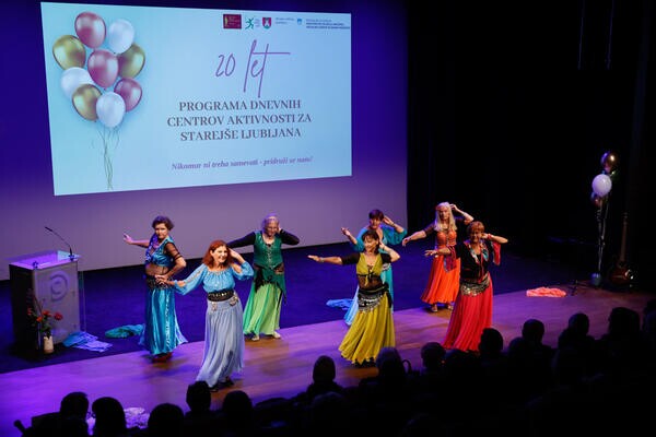 Slovesnost ob 20 obletnici dnevnih centov aktivnosti za starejše Foto: N. Rovan