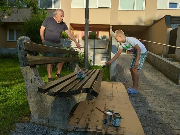 Sosedje prijatelji. Foto: Žiga Novak, glasilo Ljubljana