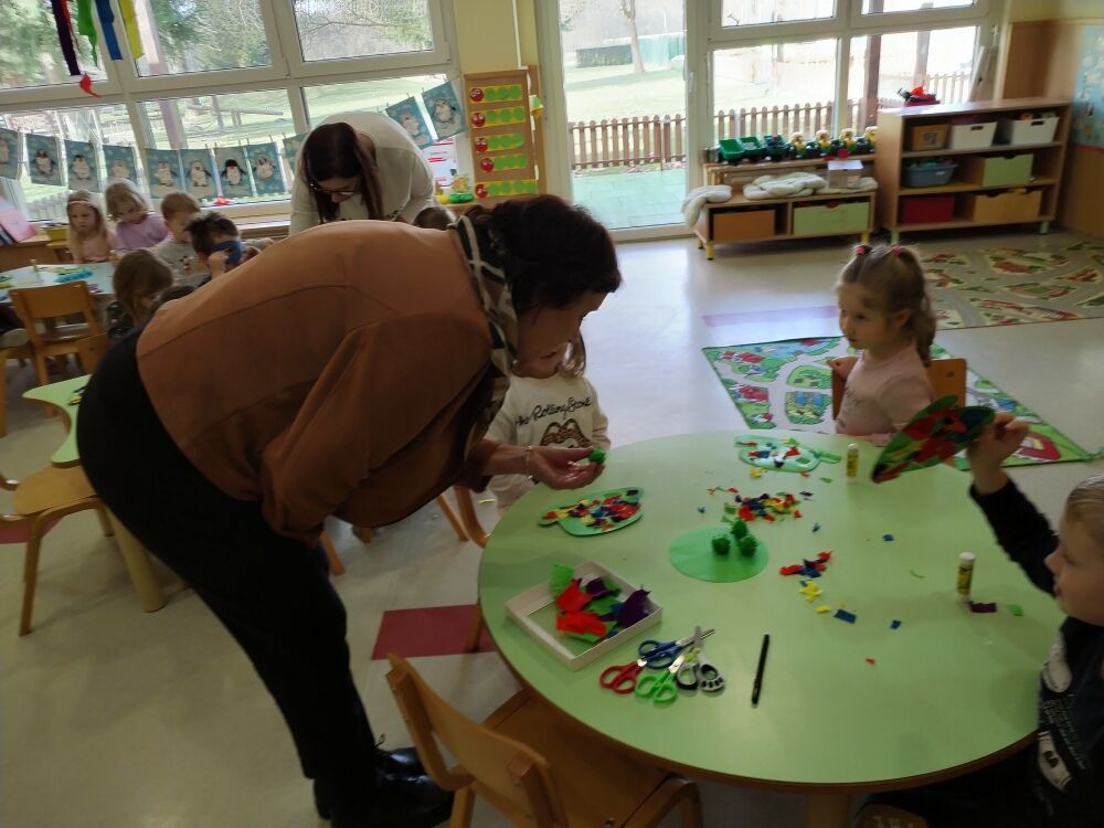 Obisk gospe Nives Zore, vodje Oddelka za predšolsko vzgojo na Zavodu RS  za šolstvo v Vrtcu Križevci ob zaključku razvojne naloge