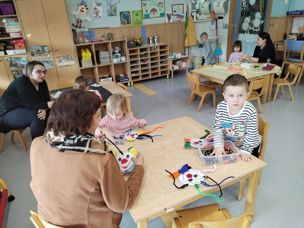 Obisk gospe Nives Zore, vodje Oddelka za predšolsko vzgojo na Zavodu RS  za šolstvo v Vrtcu Križevci ob zaključku razvojne naloge