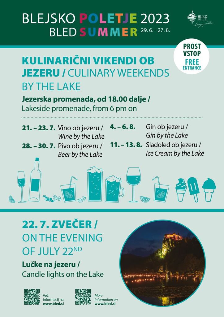 Vabljeni na Blejsko poletje 2023 | Občina Bled | MojaObčina.si