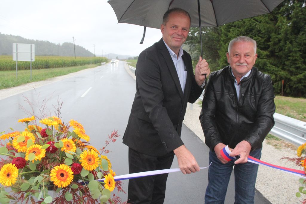 Uspešen zaključek prenove ceste Brezje–Podolnica 