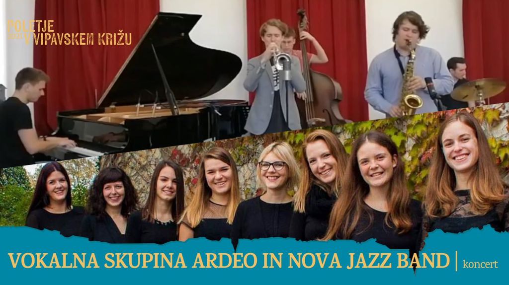 Vokalna skupina Ardeo in NOVA Jazz Band | Poletje v Vipavskem Križu 2021
