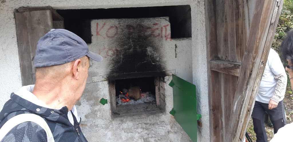 Krušna peč na šohtu v Kisovcu v funkciji