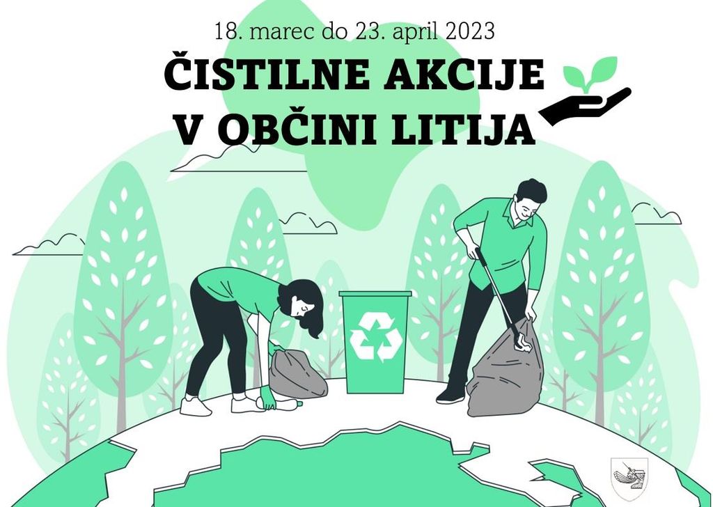 Spomladanske čistilne akcije v občini Litija 2023