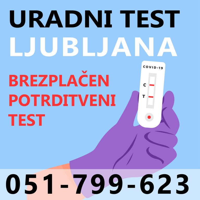Dežurno hitro testiranje v Ljubljani - Odprto tudi čez praznike