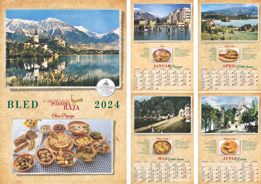 Tradicionalni Blejski koledar 2024 | Občina Bled | MojaObčina.si