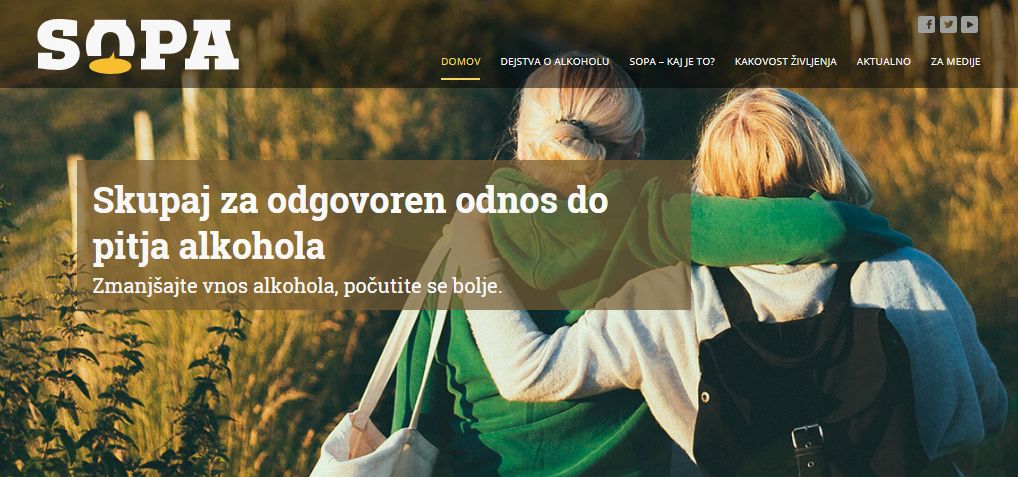 Skupaj za odgovoren odnos do pitja alkohola v Sloveniji