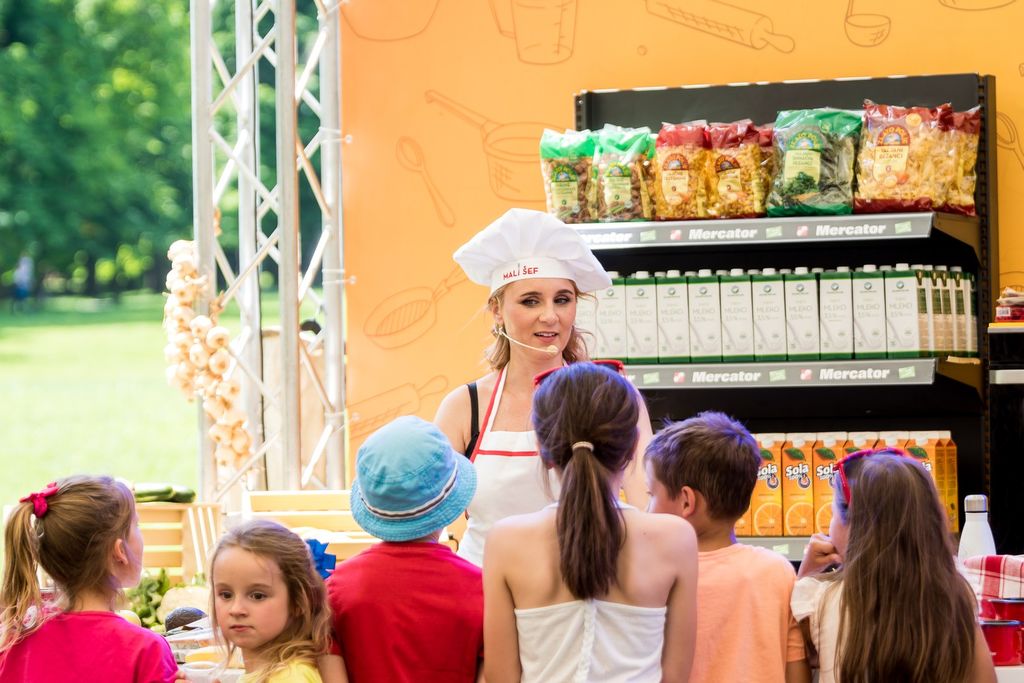 Za vzpodbujanje kuharskih spretnosti najmlajših je poskrbela Tamara Fortuna.