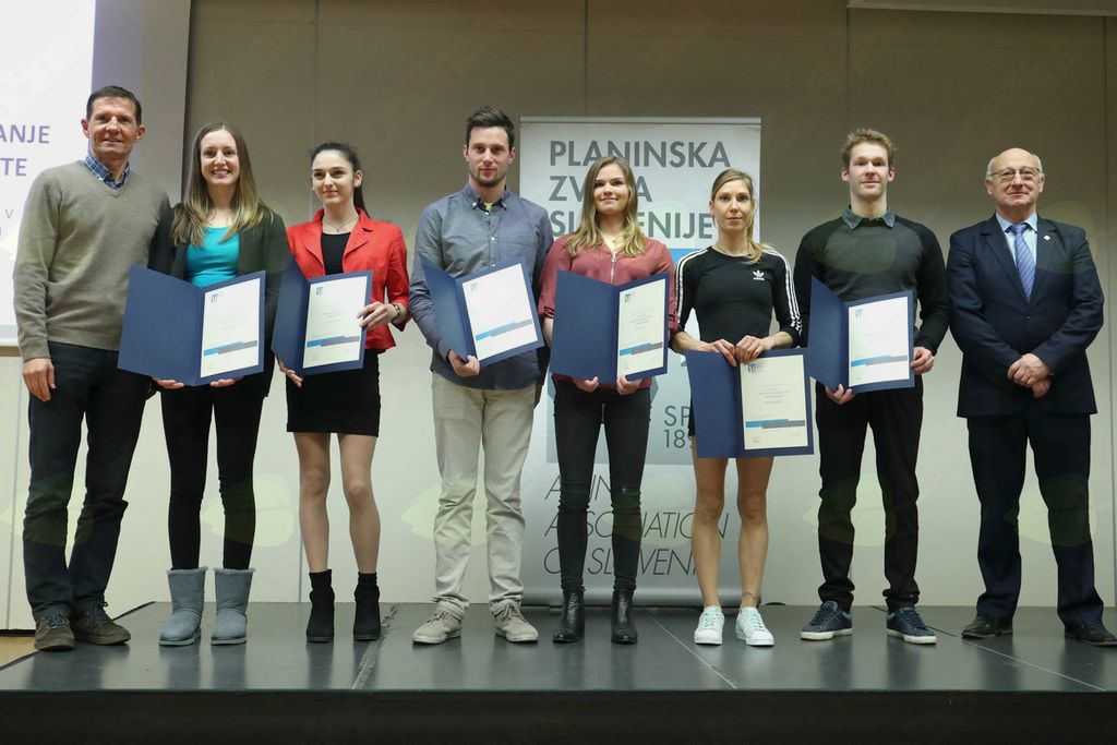 Priznanja PZS za vrhunske dosežke v alpinizmu, športnem in lednem plezanju ter turnem smučanju za leto 2017