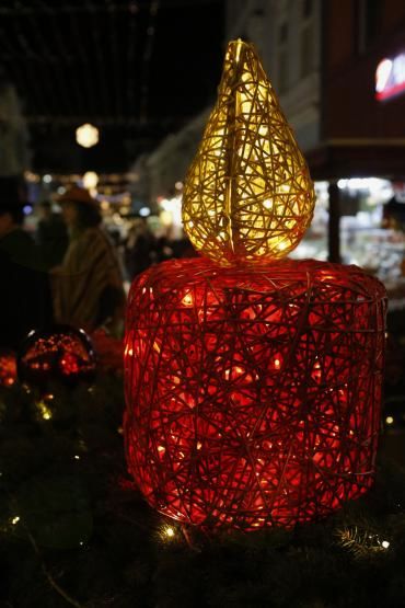 Prižig II. adventne svečke na adventnem vencu