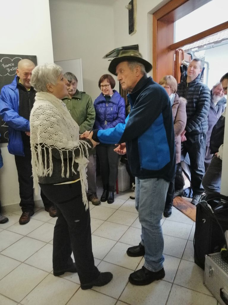 Zaigrani prizor iz Prešernovih Poezij.