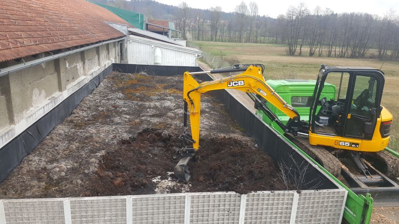 V Kompostarni Rosa zamenjali biofiltersko polnilo