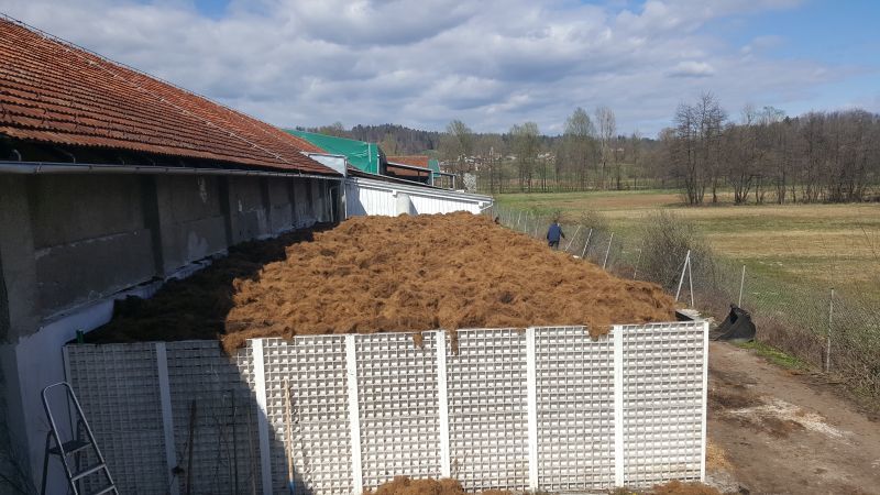 V Kompostarni Rosa zamenjali biofiltersko polnilo