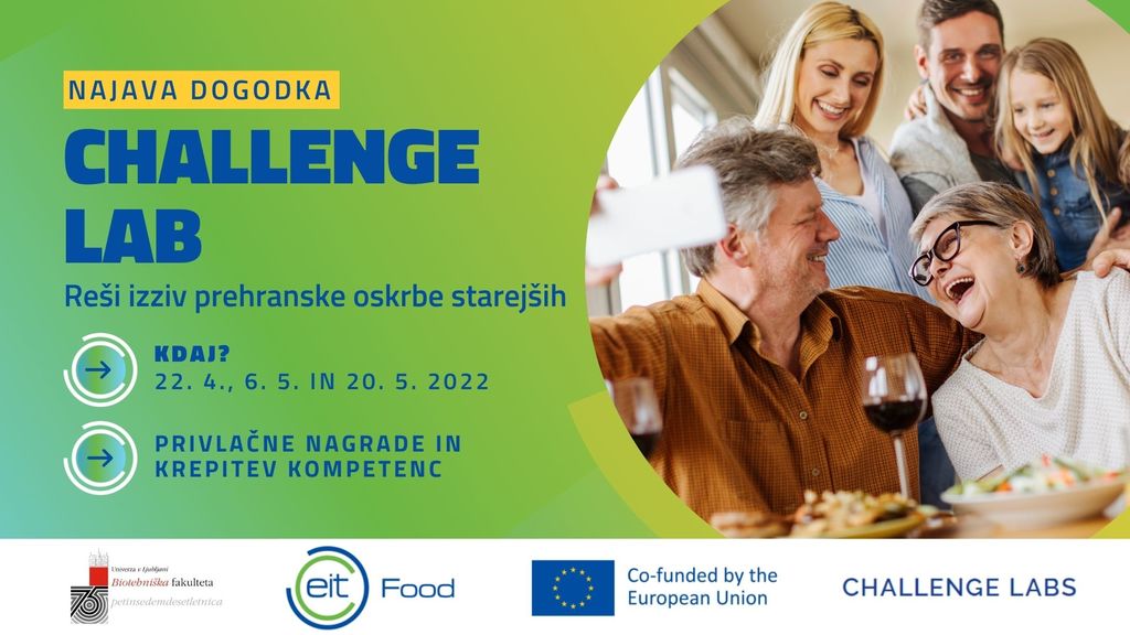 Reši izziv prehranske oskrbe starejših - Challenge lab 2022 