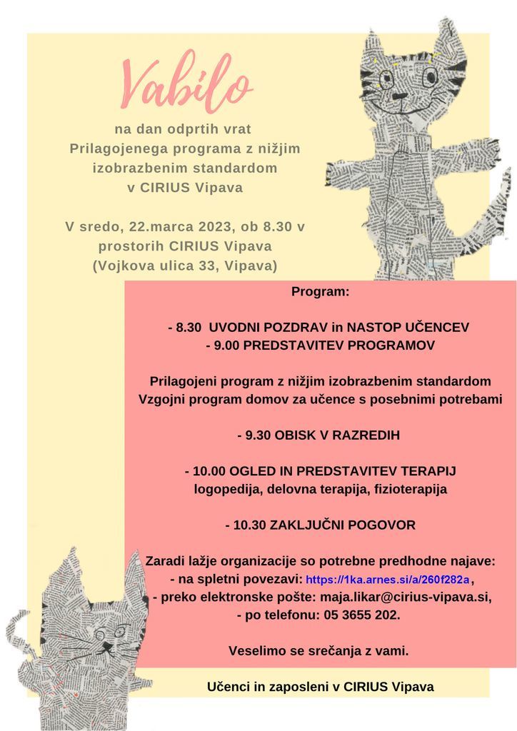 Dan odprtih vrat CIRIUS Vipava