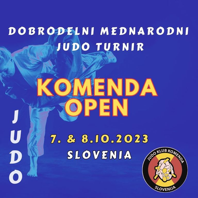 DOBRODELNI mednarodni judo turnir 8. POKAL KOMENDE