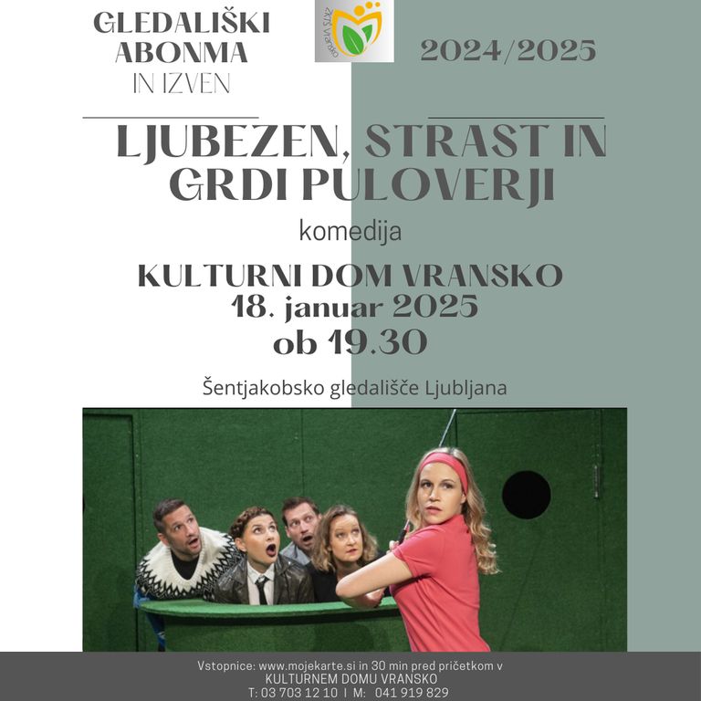 Ljubezen, strast in grdi puloverji, gledališki abonma in izven