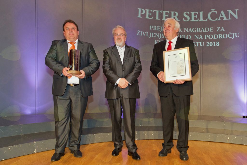 Peter Selčan je prejel nagrado za življenjsko delo s področja kulture v letu 2018.