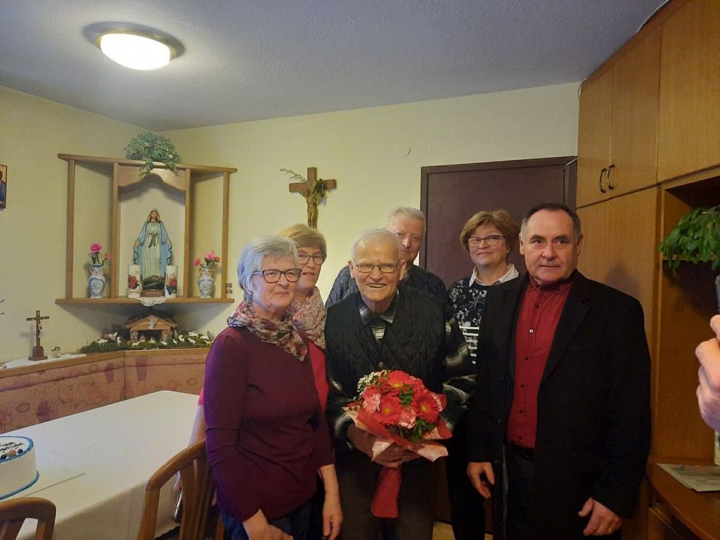  France Skube z županom g. Jožetom Papež in družino.Foto: Alenka Sajevic