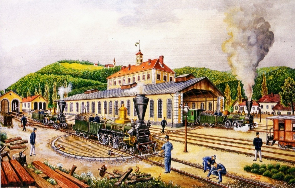 Odprtje razstave Ko železna pride cesta, ki je posvečena 170-letnici prihoda prvega vlaka v Celje
