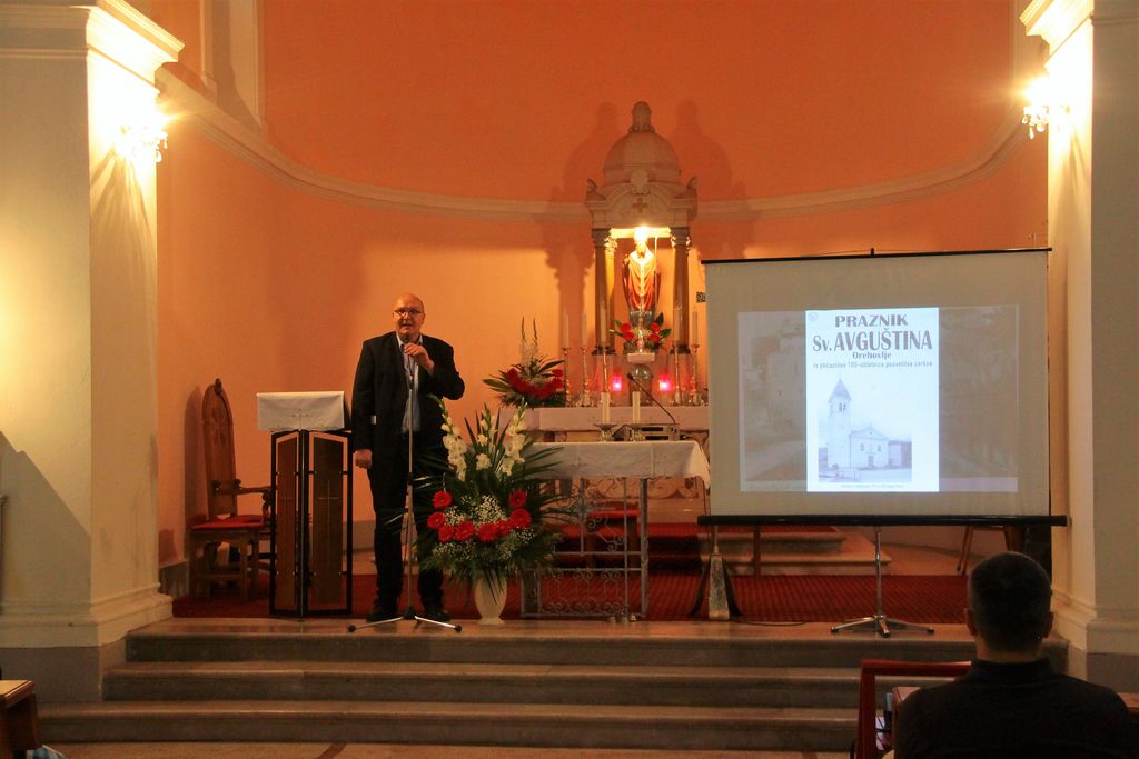 Praznovanje 100. obletnice posvetitve cerkve sv. Avgu&scaron;tina v Orehovljah