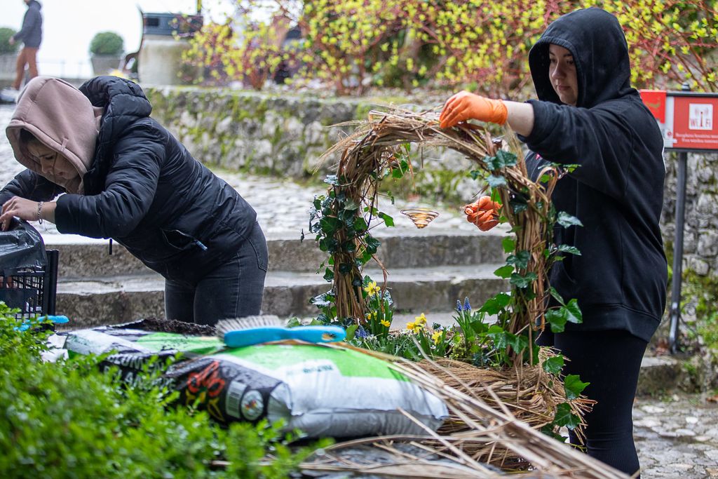 Tekmovanje mladih vrtnarjev in cvetličarjev na Blejskem gradu