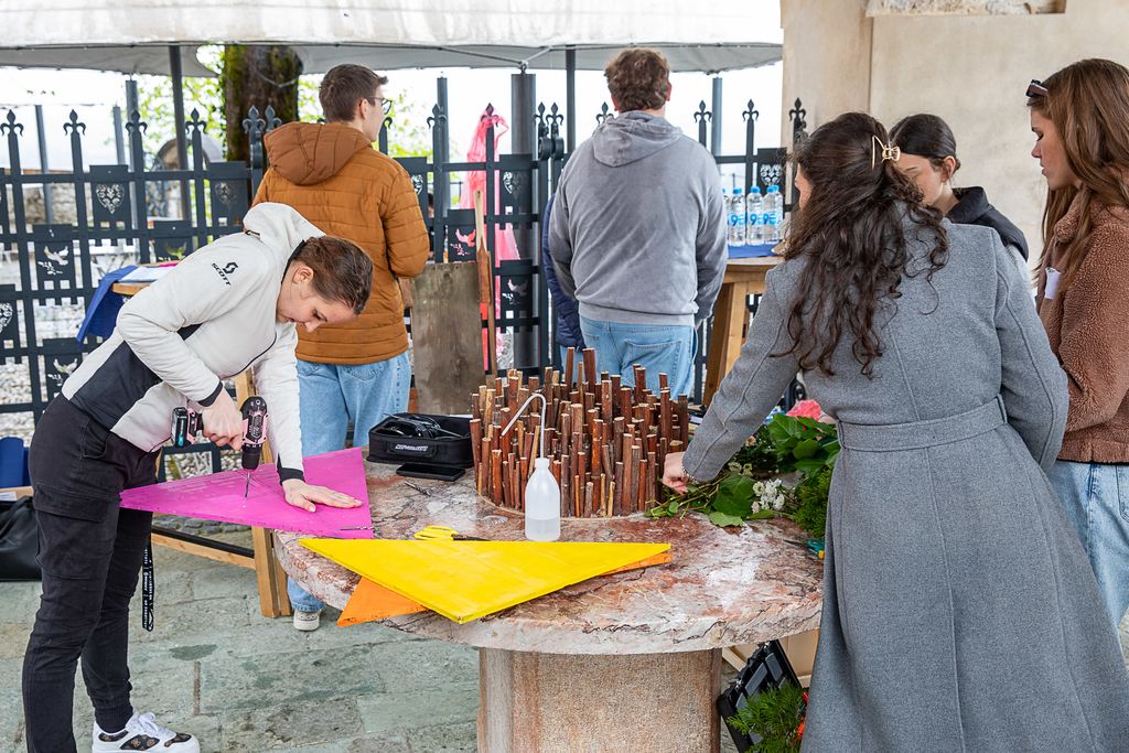 Leja Brenkuš Porenta, študentka Višje strokovne šole BC Naklo, ki se pripravlja na jesensko tekmovanje na Danskem. (Foto: Mirko Kunšič)    
