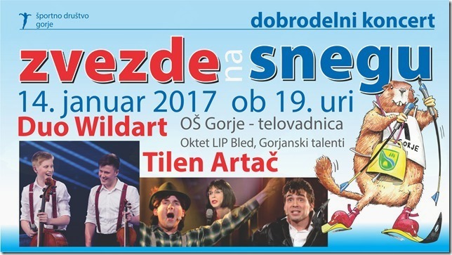 Dobrodelni koncert ZVEZDE NA SNEGU 2017