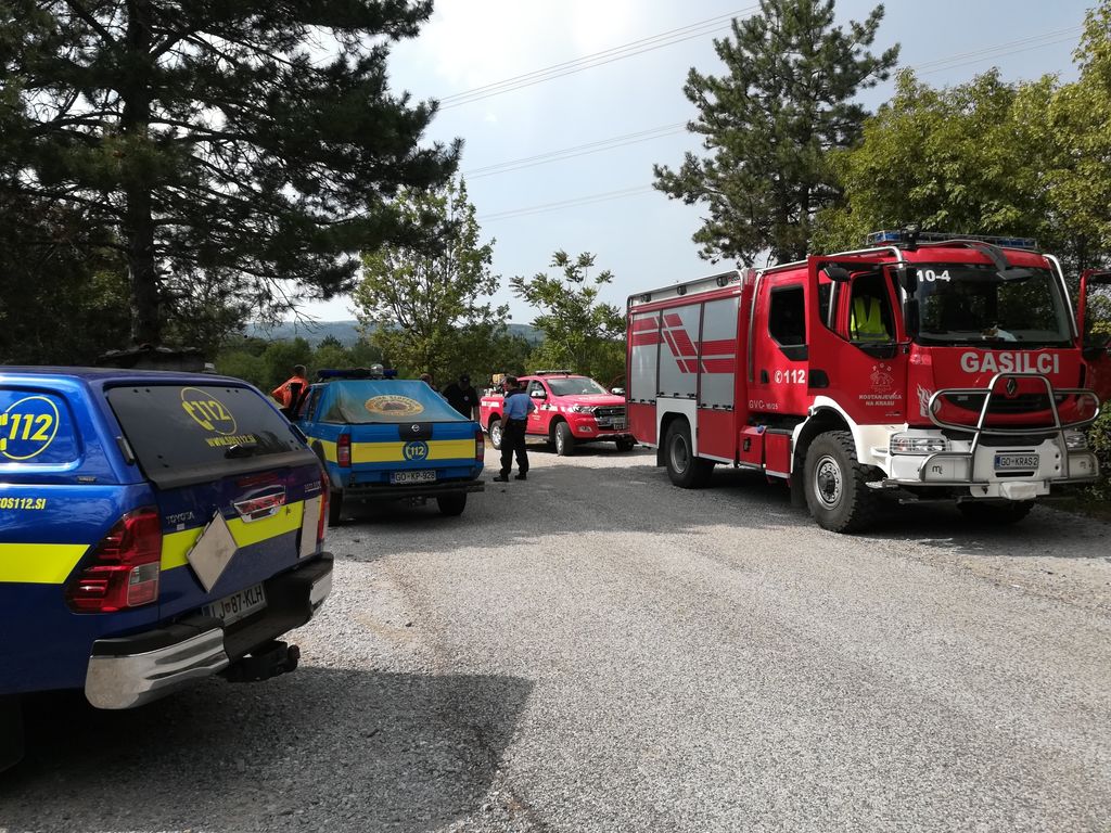 Neeksplodirana ubojna sredstva na območju požara Cerje 2019