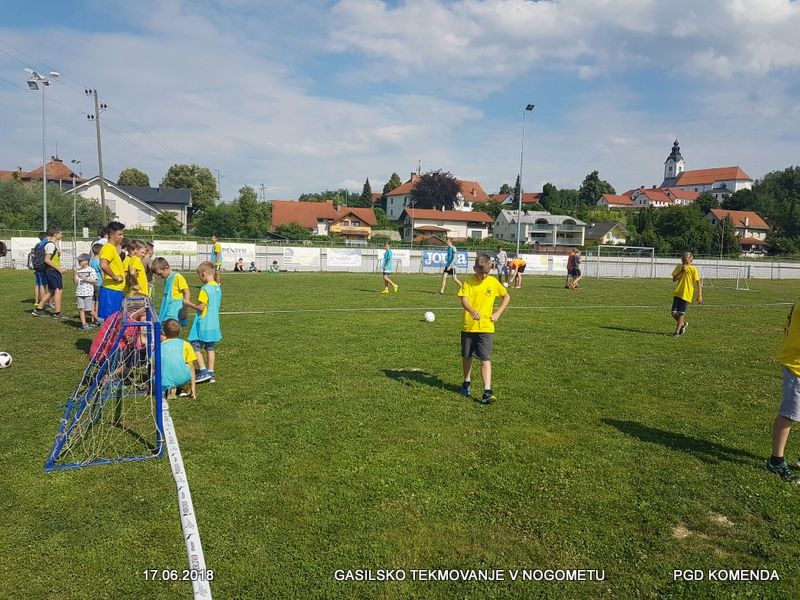 Tekmovanje gasilske mladine v nogometu