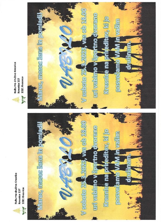 Marec, mesec žena in pomladi