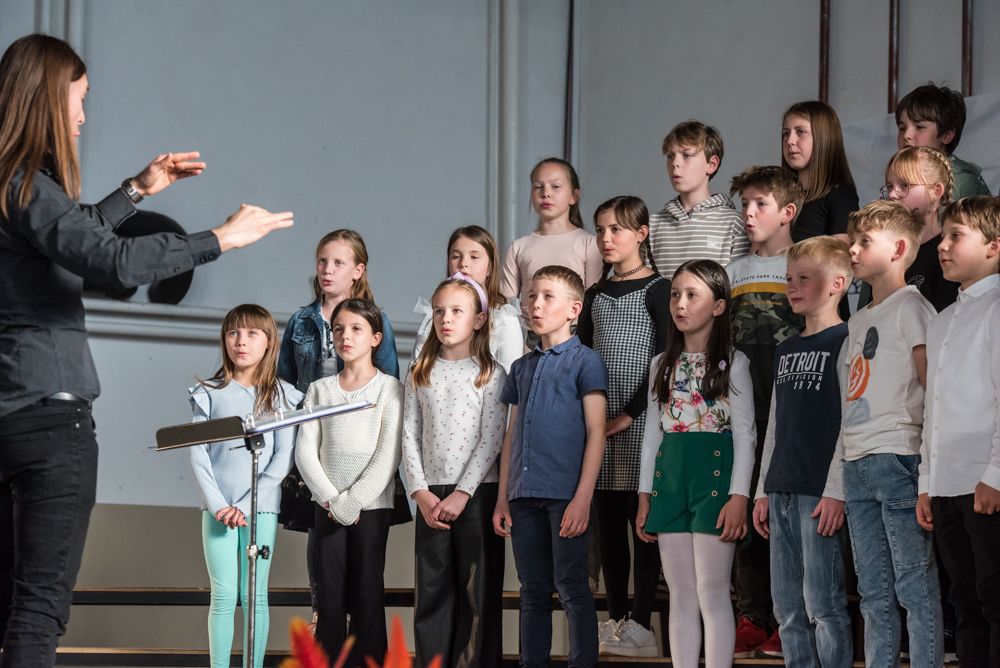 Območna revija 2025 - OPZ OŠ Tabor, foto: Eva Križaj