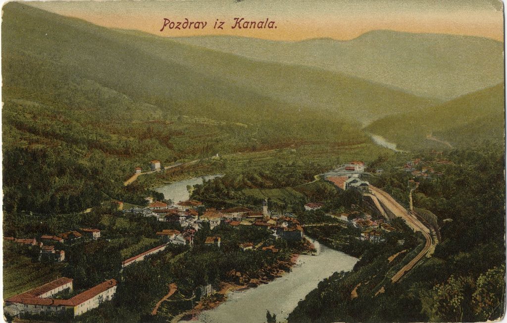 Kanal pred prvo svetovno vojno (Zbirka razglednic Goriške knjižnice Franceta Bevka)