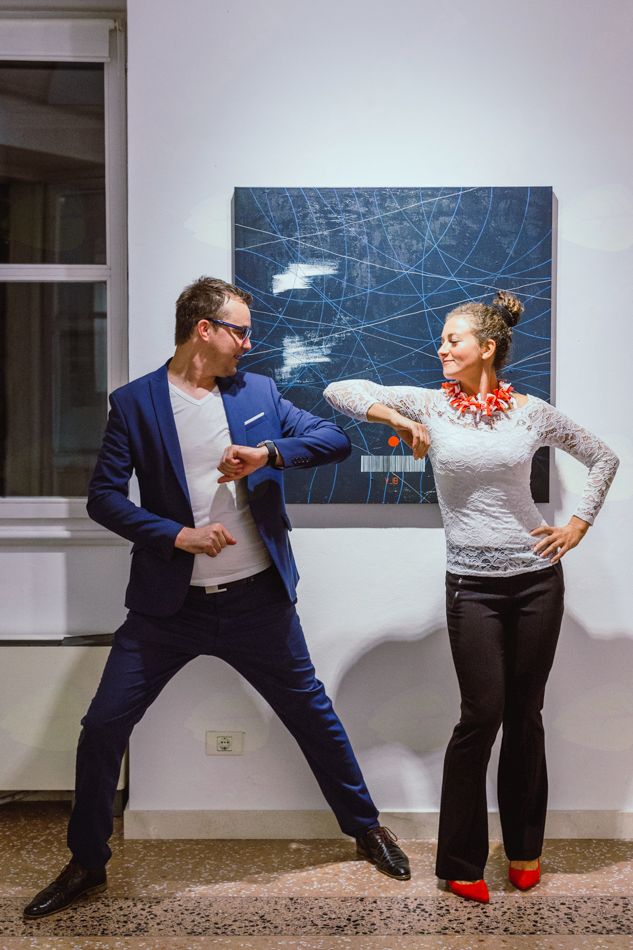 Simon Vovk razstavlja v galeriji Herman Pečarič